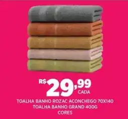 DB Supermercados toalha banho rozac oferta