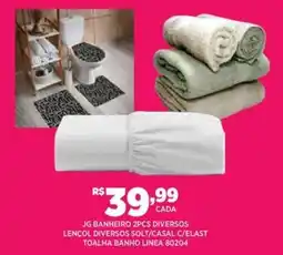 DB Supermercados Jg banheiro 2pcs diversos oferta
