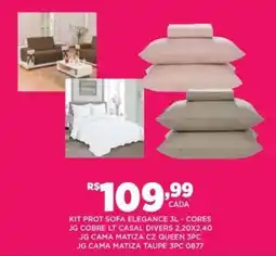 DB Supermercados Kit prot sofa elegance 3l - cores oferta