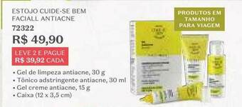 O Boticário Estojo Cuide-se Bem Faciall Antiacne oferta
