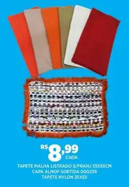 DB Supermercados Tapete malha listrado s/franj oferta
