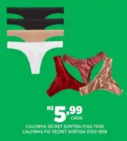 DB Supermercados Calcinha secret sortida oferta