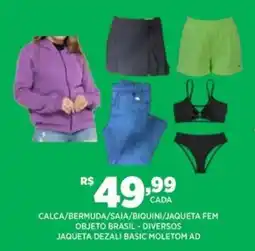 DB Supermercados Calca/Bermuda/Saia/Biquini/Jaqueta Fem oferta