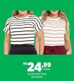 DB Supermercados blusa fem diversas oferta