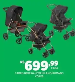 DB Supermercados Carro bebe galzer milano/romano cores oferta