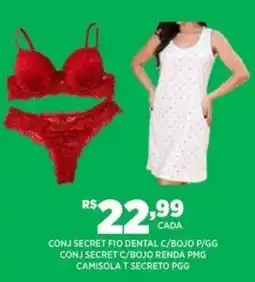 DB Supermercados Conj secret fio dental c/bojo p/gg oferta