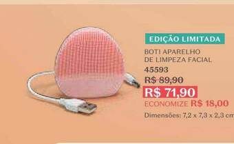 O Boticário Boti Aparelho De Limpeza Facial oferta