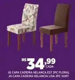 DB Supermercados Jg capa cadeira helanca est 2pc floral oferta