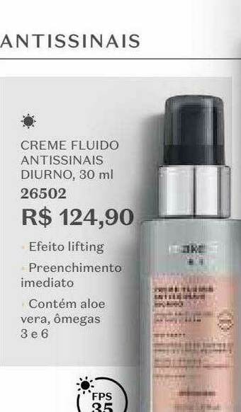 Creme Fluido Antissinais Diurno
