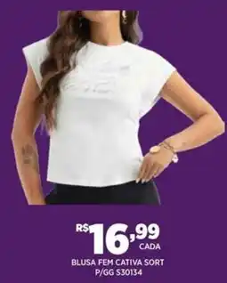 DB Supermercados Blusa fem cativa sort oferta