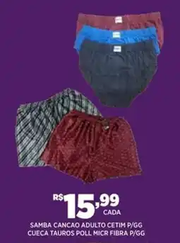 DB Supermercados samba cancao adulto cetim p/gg oferta