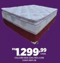 DB Supermercados Colchão box conj mola ens oferta