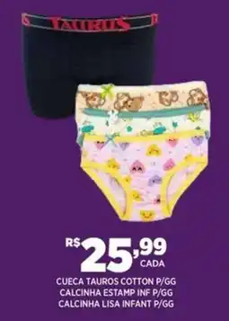 DB Supermercados cueca tauros cotton p/gg oferta