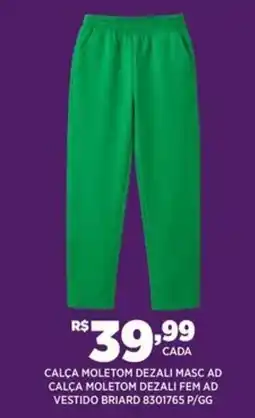 DB Supermercados Calça moletom dezali masc ad oferta