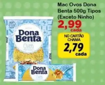 Chama Supermercados Mac Ovos Dona Benta oferta