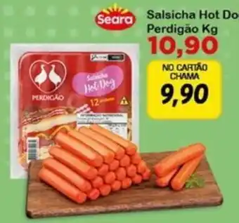Chama Supermercados Salsicha Hot Dog oferta