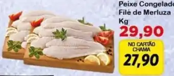 Chama Supermercados Peixe Congelado Filé de Merluza oferta