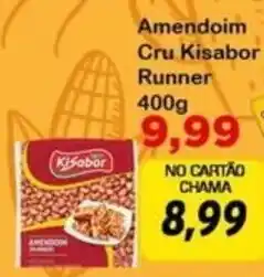 Chama Supermercados Amendoim cru kisabor runner oferta