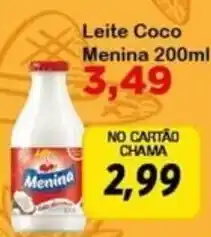 Chama Supermercados Leite Coco Menina oferta