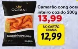 Chama Supermercados Camarão inteiro cozido oferta
