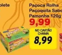 Chama Supermercados Paçoca Rolha Paçoquita Sabo Pamonha oferta