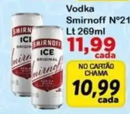 Chama Supermercados Vodka Smirnoff n°21 oferta