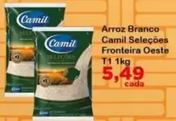 Chama Supermercados Arroz Branco Camil Seleções oferta