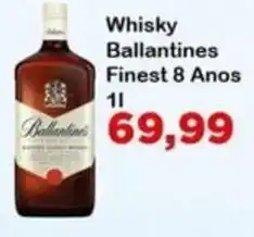 Chama Supermercados Whisky Ballantines Finest 8 Anos oferta