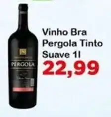 Chama Supermercados Vinho Bra Tinto Suave oferta