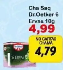 Chama Supermercados Cha Saq Dr.Oetker 6 Ervas oferta