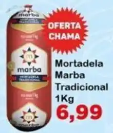 Chama Supermercados Mortadela Marba Tradicional oferta