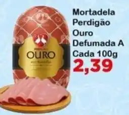 Chama Supermercados Mortadela Perdigão Ouro Defumada A oferta
