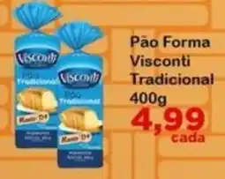 Chama Supermercados Pão Forma Visconti Tradicional oferta