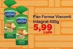 Chama Supermercados Pão Forma Visconti Integral oferta
