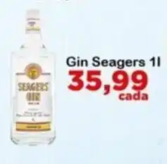 Chama Supermercados Gin Seagers 1l oferta