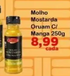 Chama Supermercados Molho Mostarda Oruam C/ Manga oferta