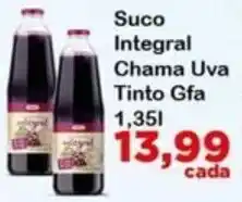 Chama Supermercados Suco Integral Chama Uva Tinto Gfa oferta