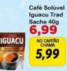 Chama Supermercados Café Solúvel Iguacu Tradicional oferta