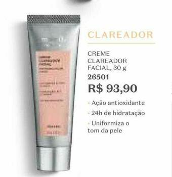 Creme Clareador Facial