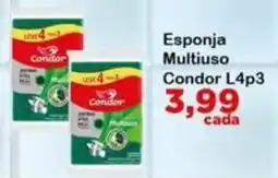 Chama Supermercados Esponja Multiuso Condor L4p3 oferta