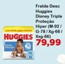 Chama Supermercados Fralda desc huggies disney tripla proteção hiper oferta