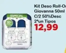 Chama Supermercados Kit Deso Roll-On Giovanna oferta