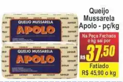 Serrano Supermercado Queijo mussarela apolo oferta