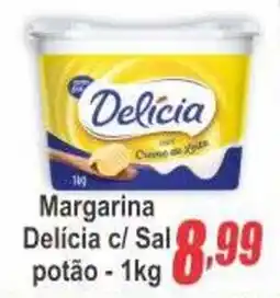 Serrano Supermercado Margarina Delícia c/ Sal potão oferta