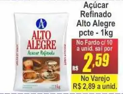 Serrano Supermercado Açúcar Refinado Alto Alegre oferta