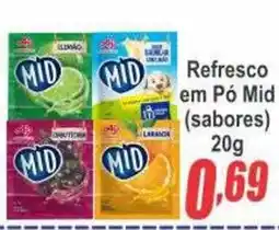 Serrano Supermercado Refresco em Pó Mid (sabores) oferta