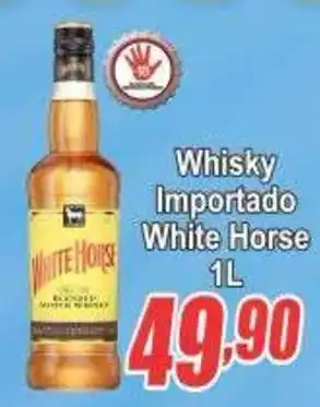 Serrano Supermercado Whisky importado white horse oferta