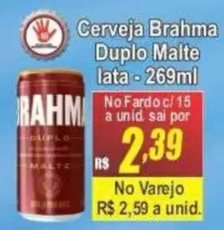 Serrano Supermercado Cerveja brahma duplo malte oferta
