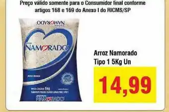 Spani Atacadista Arroz Namorado Tipo 1 5kg Un oferta
