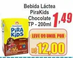 Serrano Supermercado Bebida Láctea PiraKids Chocolate oferta